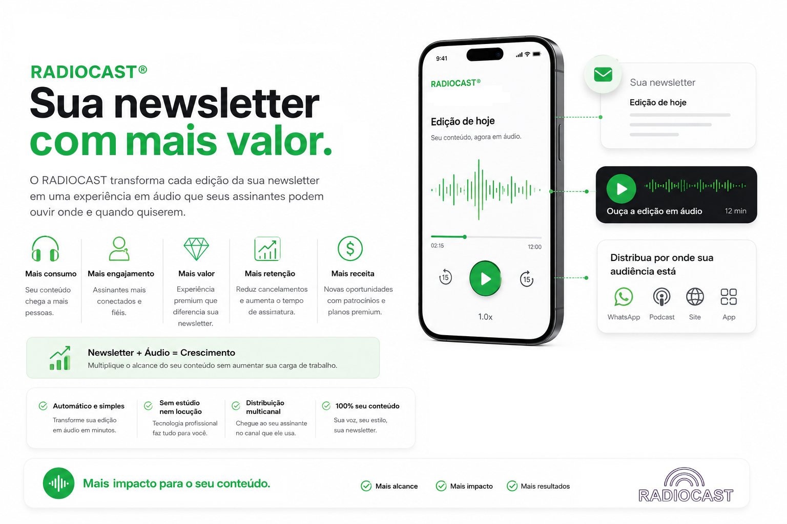 Estatísticas e Benefícios
